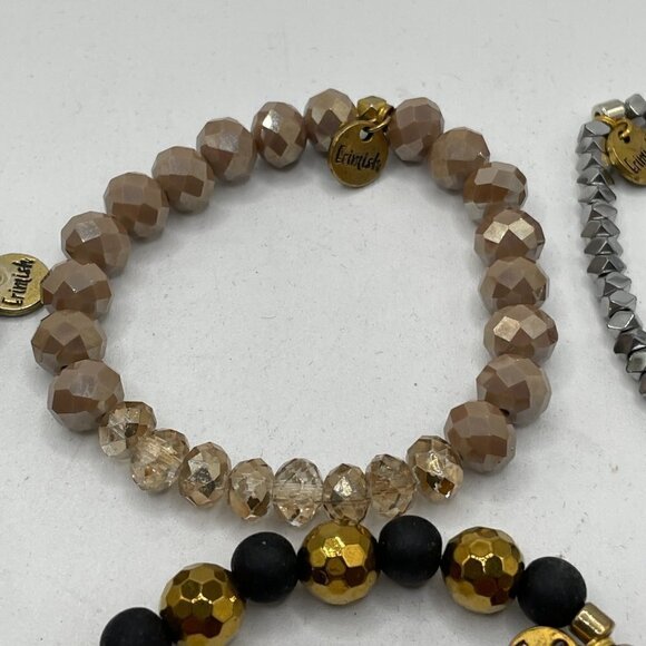 Erimish Beaded Stretch Bracelets Set of Nine OS One Size - Picture 7 of 10